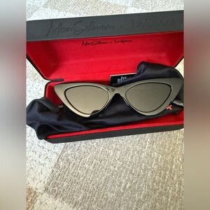 Le Specs Last Lolita Bold Black Cat-Eye Sunglasses